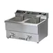 Adcraft DF-12L/2 Double-Tank Countertop Electric Deep Fryer w/ 2 Fryer Baskets, 25 lbs/hour Per Tank 1 image
