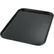 Dinex DX1089I03 - 14" x 18" Rectangular Onyx Black Fiberglass Tray, Size I, Fast Food Service - Case 1 image