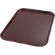 Dinex DX1089I61 - 14" x 18" Rectangular Fiberglass Tray, Size I Flat, Burgundy - 1/Case 1 image