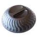 Dinex DX340003 Turnbury Insulated Dome, 10" Dia, Fits 9" Plate, Black Plastic Handle - 12/Case 1 image
