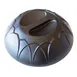 Dinex DX540003 Fenwick Entree Dome – Insulated Double‑Wall Black Ozone‑Safe Foam, BPA‑Free - 1/Case 1 image