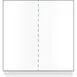 Dinex DX6ST0010000 Tray Ticket, 8½" x 11", 2‑Panel Unprinted, Laser Compatible Paper - 1/Case 1 image