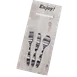 Dinex DXCTCADS1041 Cutlery Caddy Paper Sleeve 13" x 13" Napkin, Stainless/Plastic Utensils - 1/Pack 1 image