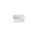 Dinex DXHH20 Soup Bowl, 8 Oz Rectangular White Polypropylene, Heat-Resistant 300°F, Recyclable - 1/Case 1 image