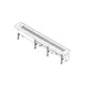 Dinex DXIESSB14 Tray Make-Up Conveyor, Lexan Slat Belt, 14' Section 1 image
