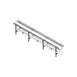 Dinex DXIESSW14 Tray Make-Up Conveyor, 2" Nylon Skate Wheels, 14' Section 1 image