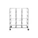 Dinex DXIRDSD9150 Stainless Steel Dome Storage Rack w/ 150 Dome Capacity, for 9" Dome Covers 1 image