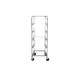 Dinex DXIRDSD950 Stainless Steel Dome Storage Rack w/ 50 Dome Capacity for 9" Dome Covers 1 image