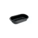 Dinex DXMW810PBLK Proex Entrée Platter, Large 32 oz, 9½" x 6" x 1⅞" Black Polypropylene - 1/Case 1 image