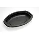 Dinex DXMW912PBLK - Proex 12 Oz. Casserole, 8" x 5-1/2" Oval, Microwaveable Polypropylene - 1/Case 1 image