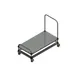 Dinex DXP723 Tray Delivery Cart, Stainless Steel, Double Tray Stack 1 image