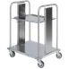 Dinex DXPIDRS2020 Open Mobile Rack Dispenser, Rack Size 20" x 20" 1 image