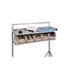 Dinex DXPISSS72 Stainless Steel Starter Station with Straddle Style  1 image