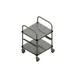 Dinex DXPR470 Stainless Steel Dishwasher Rack Cart, 5-Rack 20x20, Silver, 30-39 Height 1 image