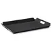 Dinex DXRST-1523-BK Room Service Tray, 15-1/4" x 21-1/4" Rectangular Plastic, Non‑Skid - 1/Case 1 image