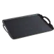 Dinex DXRST152003 Room Service Tray – 15" x 20" Rectangular Handled Polycarbonate Black NSF - 1/Case 1 image