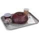 Dinex DXSMC1418NSM31 Patient Tray, 14" x 18" Brown Fiberglass, Non‑Skid, Dishwasher‑Safe - 1/Case 1 image
