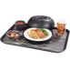 Dinex DXSMC1418NSQ44 Patient Tray, 14" x 18", Grays Fiberglass Non‑Skid NSF Dishwasher Safe - 1/Case 1 image