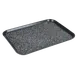 Dinex DXSMC1520NSM03 Patient Tray, 15" x 20" Black Fiberglass, Non‑Skid, NSF - 1/Case 1 image