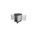 Dinex DXSU2T1DPT12 Stainless Steel 12 Trays TQ Supreme Meal Delivery Cart w/ 2 Doors 1 image