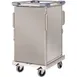 Dinex DXTAIII4792024 Stainless Steel 24 Trays Junior Meal Delivery Cart w/ 2 Doors 1 image