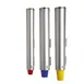 Dispense-Rite ADJ-NW-21 Wall Cup Dispenser, 25.5" Tube, Stainless, Fits 2.6"-3.1" Rim, Bracket Kit 1 image