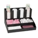 Dispense‑Rite CLCO‑4BT Blk Cup Lid & Straw Holder Plastic 11‑1/8" H × 18‑3/4" W × 14‑1/2" D 4‑1/4" 1 image