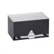 Dispense‑Rite CT‑STR‑24BT Straw Dispenser, Black Plastic, 7"H x12‑1/2"W x9"D, 250‑Straw 1 image