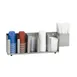 Dispense-Rite CTLD-22A Lid/Cup Organizer, 8"H x 26-5/8"W x 5"D, Adjustable, 5 Section 1 image