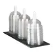 Dispense-Rite FDL-3 Dome Lid Organizer, 9"H x 5"W x 14-1/2"D, Countertop, 3 Section 1 image