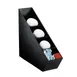 Dispense‑Rite PL‑CT‑LID Lid Straw & Condiment Organizer 17‑1/2" H x 5‑1/2" W x 19" D Black Polystyrene 1 image