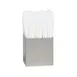 Dispense-Rite SH-1 Straw Holder for CTLD Models, 5" H x 4-1/8" W x 5" D, Stainless Steel Build 1 image