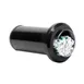 Dispense‑Rite SLR‑STRAW‑2 Black Cyl Dispenser 7‑1/8" Dia X 13" L 11‑3/4" Std/Jmb Straws Plastic NSF 1 image