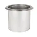 Dispense-Rite TCD-2-NB Trash Chute, Drop-In, 7-5/8" Dia. x 6"H, 6-1/4" Cut-Out, Stainless Steel 1 image