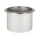 Dispense-Rite TCD-3-NB Trash Chute, Drop-In, 9-5/8" Dia. x 6"H, 8-1/4" Cut-Out, Stainless Steel 1 image