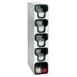 Dispense-Rite TLO-4SS Lid & Straw Organizer, 32-1/2"H x 6-1/2"W x 14"D, 4 Section 1 image