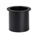 Dispense-Rite TTC-2BT Trash Chute, Drop-In, 7-1/4" Dia. x 6-1/8"L, Black Polystyrene, No Bottom 1 image