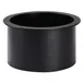 Dispense-Rite TTC-4BT Trash Chute, Drop-In, 11-1/4" Dia. x 6-1/8"L, Black Polystyrene 1 image