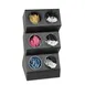 Dispense‑Rite VSCH‑6BT Flatware Organizer, 6‑Comp Black Plastic, 21‑1/8" H x 10‑1/2" W x 9‑1/4" D 1 image