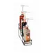 Dispense-Rite WR-BOTL-3 3‑Tier Bottle Rack, 7‑1/2" H x 4‑1/4" W x 13‑1/4" D, Black, Construction 1 image