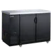 Dukers Appliance Co DBB60-M2 Refrigerated Back Bar Cabinet w/ 2 Solid Doors, 15.24 Cu Ft 1 image