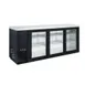 Dukers Appliance Co DBB72-S3 73" Refrigerated Back Bar Cabinet w/ 3 Glass Doors, 19.2 Cu Ft 1 image