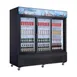 Dukers Appliance Co DSM-68SR 78" Three Glass Door Merchandiser Refrigerator in Black, 69 cu. ft. 1 image