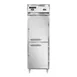 Continental Refrigerator D1RFSNSSHD 26" 1-Section Reach-In Refrigerator Freezer Combo w/ 2 Half Solid Doors 1 image