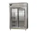 Continental Refrigerator D2RNSASGD 52" 2-Section Reach-In Refrigerator w/ 2 Sliding Glass Doors, Stainless Steel Exterior, 50 cu. ft. 1 image