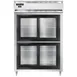 Continental Refrigerator D2RNSGDHD 52" 2-Section Reach-In Refrigerator w/ 4 Sliding Half Glass Doors, 50 cu. ft. 1 image