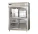 Continental Refrigerator D2RENSSSGDHD 57" 2-Section Reach-In Refrigerator w/ 4 Sliding Half Glass Doors, All Stainless Steel, 52 cu. ft. 1 image