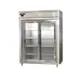 Continental Refrigerator D2RESNSSSGD 57" 2-Section Reach-In Refrigerator w/ 2 Sliding Glass Doors, All Stainless Steel, 40 cu. ft. 1 image