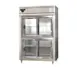 Continental Refrigerator D2RSNSSSGDHD 52" Two Section Reach-In Refrigerator w/ 4 Glass Sliding Half Doors, All Stainless Steel, 32 cu. ft. 1 image