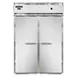 Continental DL2WI-E 2-Section Roll-In Heated Holding Cabinet, Stainless Steel Front, 2 Solid Doors 1 image
